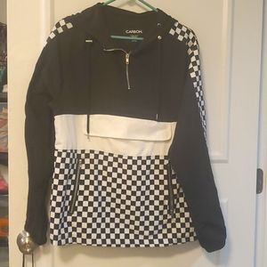 Carbon checkered jacket